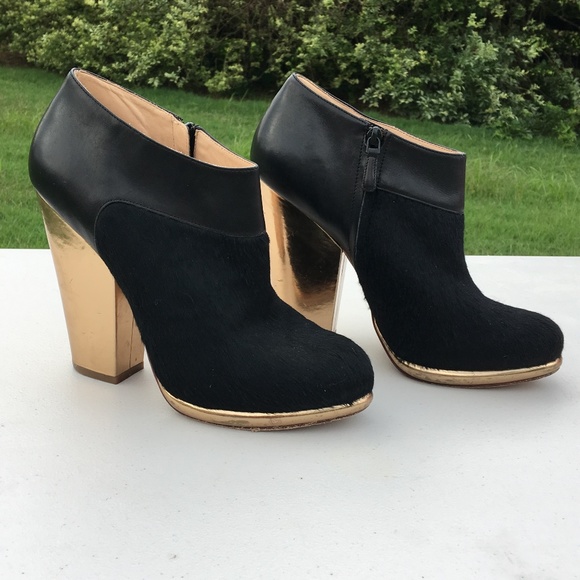 Cole Haan Shoes - Cole Haan Calf Hair on Hide Fur Ankle Boot sz10